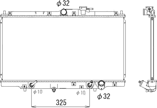 53328 Radiateur de refroidissement moteur — AHE 53328