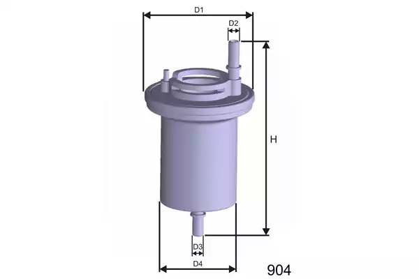 E100/4 Filtre à carburant — 00000036 E100/4