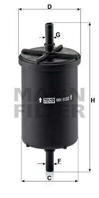WK 6002 Fuel filter — 00000021 ES087