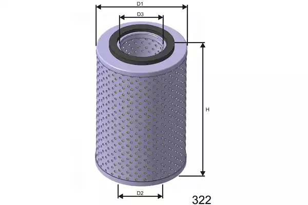 F670 Filtre à carburant — DELPHI F670