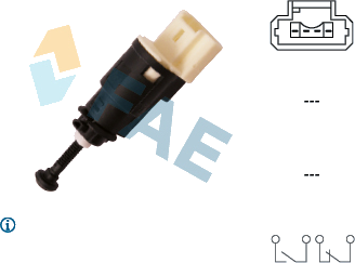Interrupteur de feu stop — DACIA / RENAULT — FAE 24903