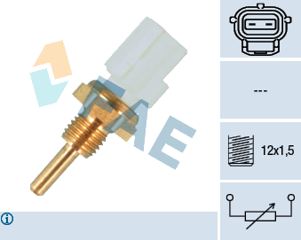 Sonde de température, liquide de refroidissement — CITROËN / MAZDA / PEUGEOT / TOYOTA — FAE 33255