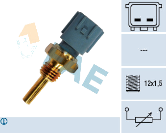 Sonde de température, liquide de refroidissement — FORD / NISSAN / OPEL / RENAULT — FAE 33460