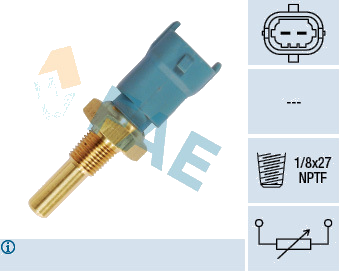 Sonde de température, liquide de refroidissement — OPEL — FAE 33690
