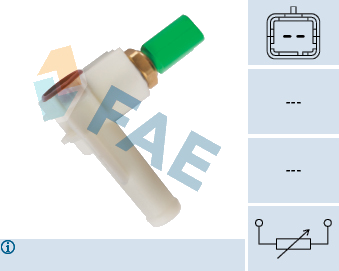 Sonde de température, liquide de refroidissement — FIAT / LANCIA — FAE 33701