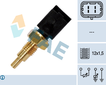 Sonde de température, liquide de refroidissement — ALFA ROMEO / FIAT / LANCIA — FAE 33723