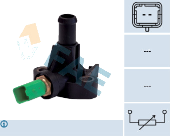 Sonde de température, liquide de refroidissement — FIAT / LANCIA — FAE 33850