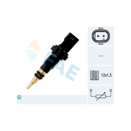 Capteur de température du liquide de refroidissement — BMW / MINI / TOYOTA — FAE 33890
