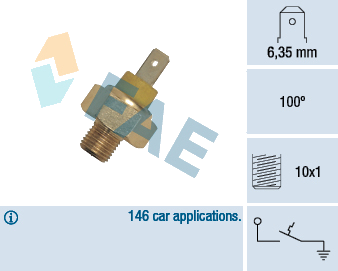 Contact thermique, voyant avertisseur de l'agent réfrigérant — VW — FAE 35350