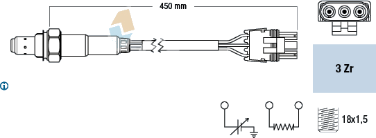 Sonde lambda — RENAULT — FAE 77117