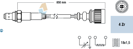 77174 Sonde lambda — FAE 77174
