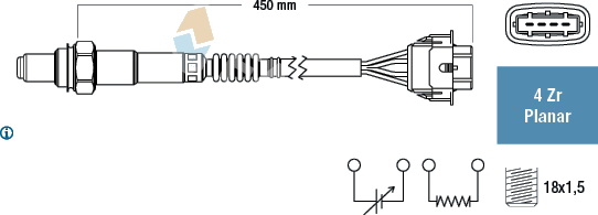 Sonde Lambda — OPEL — FAE 77209