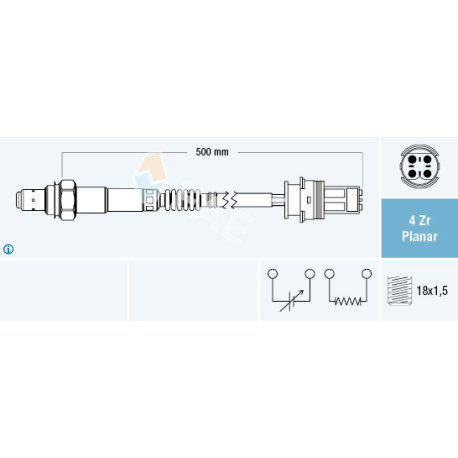 Sonde lambda — MERCEDES-BENZ — FAE 77250