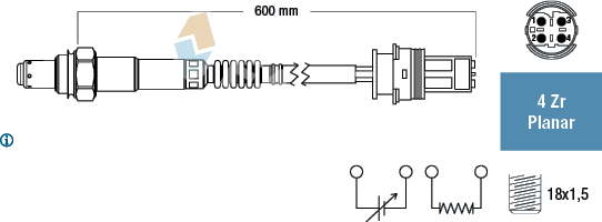 77279 Sonde lambda — FAE 77279
