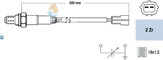 77324 Sonde lambda — FAE 77324