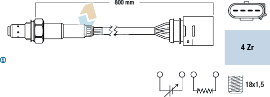 77436 Sonde lambda — FAE 77436