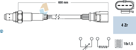 77510 Sonde lambda — FAE 77510