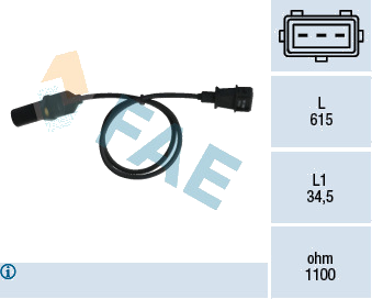 Capteur de régime, contrôle moteur — FIAT / LANCIA — FAE 79005