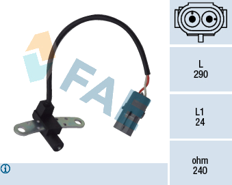 Générateur d'impulsions, vilebrequin — RENAULT — FAE 79021
