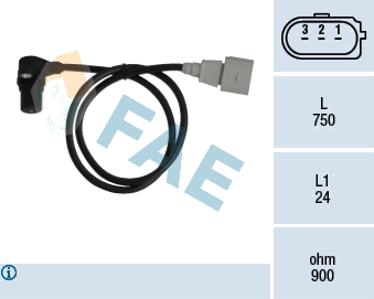 Générateur d'impulsions, vilebrequin — AUDI / SEAT / SKODA / VW — FAE 79059