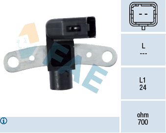 Capteur d'angle, vilebrequin — DACIA / NISSAN / RENAULT — FAE 79252