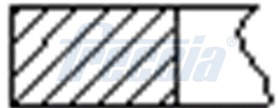 FR10-208400 Jeu de segments de piston — FRECCIA FR10-208400