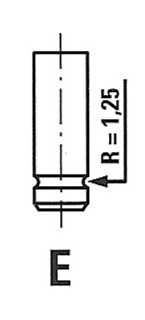 R3298/NNT Soupape d'admission — FRECCIA R3298/NNT