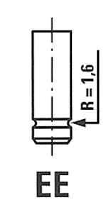 R6103/BMNT Soupape d'échappement — FRECCIA R6103/BMNT