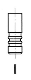 R6186/BM Soupape d'échappement — FRECCIA R6186/BM