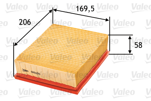 585006 Filtre à air — 00000021 GA379