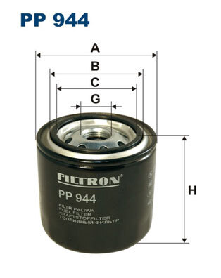 PP 944 Fuel filter — 00000021 GF612