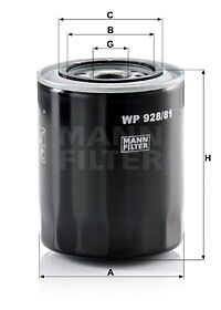 WP 928/81 Oil filter — 00000021 GL233