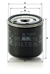 W 712/21 Oil filter — 00000021 GL244