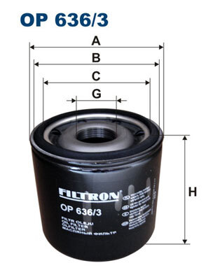 OP 636/3 Oil filter — 00000021 GL247