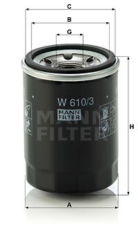 W 610/3 Oil filter — 00000021 GL292