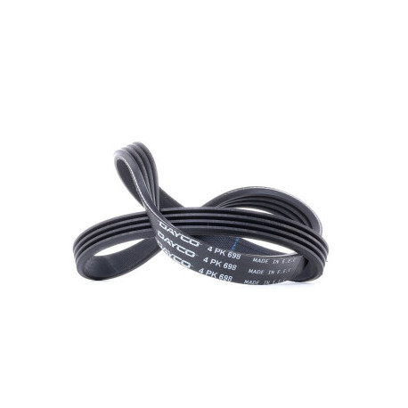 Courroie trapézoïdale à nervures DAYCO 4 PK 698 DAYCO 4 PK 698 — CITROËN / CITROËN/PEUGEOT / FIAT / LANCIA — COURROIE POLY-V 4PK698
