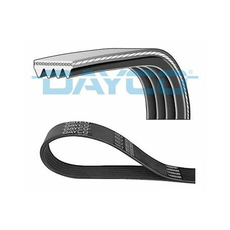 Courroie trapézoïdale à nervures DAYCO 4 PK 905 DAYCO 4 PK 905 — CITROËN / DACIA / FIAT / HONDA — COURROIE POLY-V 4PK905
