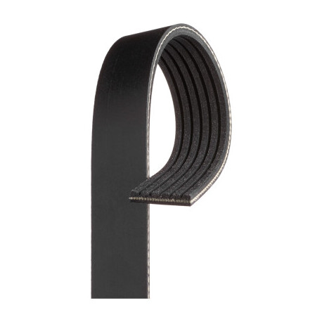 Courroie trapézoïdale à nervures GATES 6 PK 1000 (Remplace 68365) — AUDI / CITROËN / PEUGEOT / SEAT — COURROIE POLY-V 6PK1000
