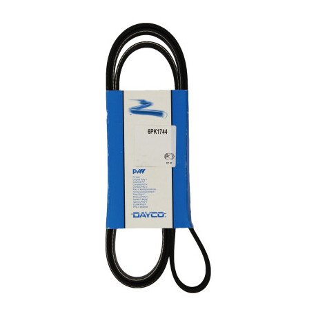 Courroie trapézoïdale à nervures DAYCO 6PK1744 DAYCO 6PK1744 (Remplace 6PK1744E) — CITROËN / CITROËN/PEUGEOT / FORD / PEUGEOT — COURROIE POLY-V 6PK1744