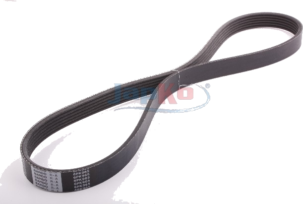 Courroie trapézoïdale à nervures GATES 6PK965 (Remplace 68362) — ALFA ROMEO / CITROËN / FIAT / FORD — COURROIE POLY-V 6PK965