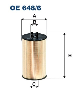 OE 648/6 Oil filter — 00000021 LI230