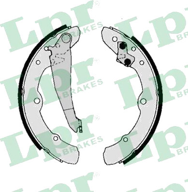 00150 Jeu de mâchoires de frein — LPR 00150