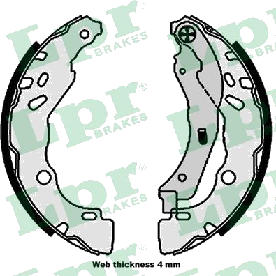 01109 Jeu de mâchoires de frein — LPR 01109