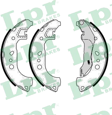 01179 Jeu de mâchoires de frein — LPR 01179