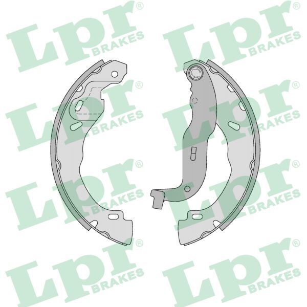 01238 Jeu de mâchoires de frein — LPR 01238