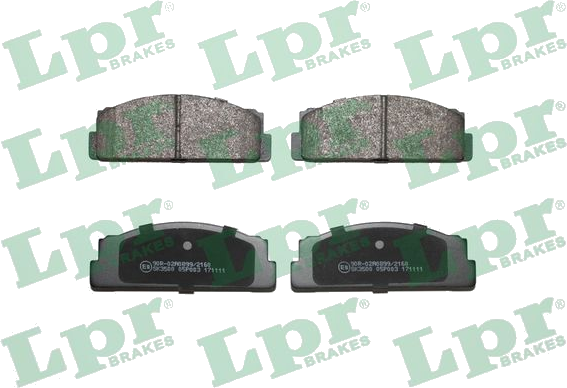 05P003 Jeu de plaquettes de frein à disque — LPR 05P003