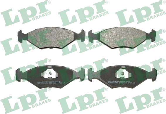 05P016 Jeu de plaquettes de frein à disque — LPR 05P016