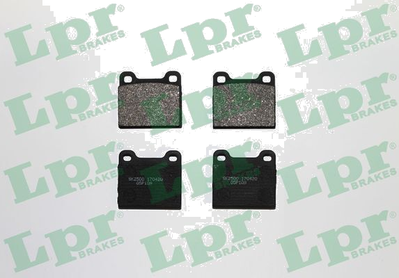 05P109 Jeu de plaquettes de frein à disque — LPR 05P109