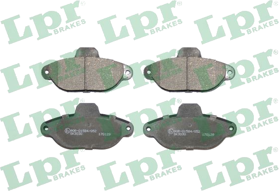 05P1191 Jeu de plaquettes de frein à disque — LPR 05P1191