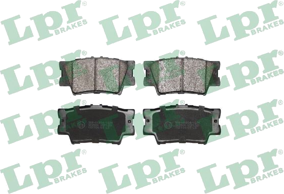 05P1281 Jeu de plaquettes de frein à disque — LPR 05P1281